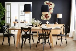 Miliboo Table Extensible-Table extensible rallonges intégrées rectangulaire en bois clair L180-230 cm FIFTIES