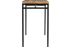 Miliboo Table De Bar / Bar-Table haute industrielle en bois manguier massif et métal noir L115 cm YPSTER