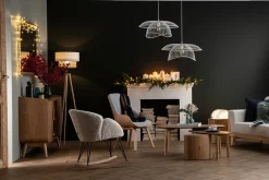 Miliboo Table Basse-Tables basses gigognes scandinaves bois clair chêne (lot de 2) ARTIK