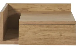 Miliboo Table De Chevet-Tables de chevet murales finition bois clair chêne avec tiroir L40 cm (lot de 2) NASTY