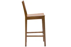 Miliboo Tabouret De Bar-Tabouret de bar bois foncé noyer H65 cm MELVIL