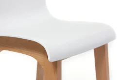 Miliboo Tabouret De Bar-Tabouret de bar design bois et blanc 75 cm (lot de 2) NEW SURF