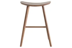 Miliboo Tabouret De Bar-Tabouret de bar design noyer H65 cm DEMORY