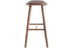 Miliboo Tabouret De Bar-Tabouret de bar design noyer H65 cm DEMORY