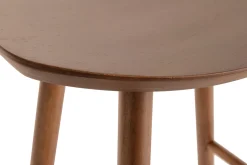 Miliboo Tabouret De Bar-Tabouret de bar design noyer H65 cm DEMORY