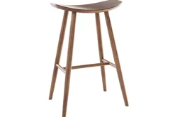 Miliboo Tabouret De Bar-Tabouret de bar design noyer H72 cm DEMORY