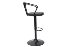 Miliboo Tabouret De Bar-Tabouret de bar industriel noir réglable pivotant 360° BECKETT