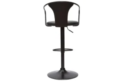 Miliboo Tabouret De Bar-Tabouret de bar industriel noir réglable pivotant 360° BECKETT