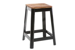 Miliboo Tabouret De Bar-Tabouret de bar industriel noir 65 cm NICK