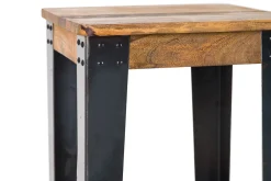 Miliboo Tabouret De Bar-Tabouret de bar industriel acier et bois manguier massif H75 cm MADISON