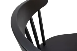 Miliboo Tabouret De Bar-Tabouret de bar vintage à barreaux noir mat H65 cm DARIA