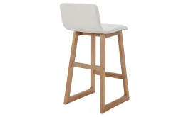 Miliboo Tabouret De Bar-Tabourets de bar bois clair et blanc 65 cm (lot de 2) OSAKA