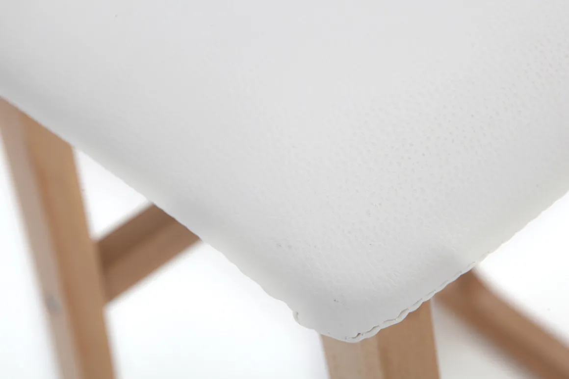 Miliboo Tabouret De Bar-Tabourets de bar bois clair et blanc 65 cm (lot de 2) OSAKA