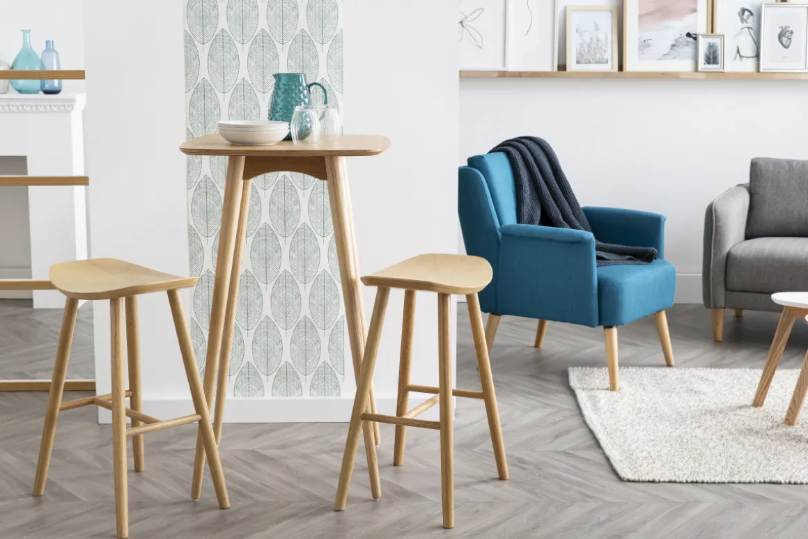 Miliboo Tabouret De Bar-Tabourets de bar bois clair H65 cm (lot de 2) DEMORY