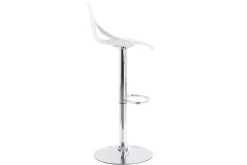 Miliboo Tabouret De Bar-Tabourets de bar design avec motif baroque blanc (lot de 2) BAROCCA