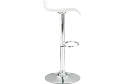 Miliboo Tabouret De Bar-Tabourets de bar design blancs et acier chromé (lot de 2) SURF V2