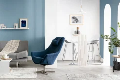 Miliboo Tabouret De Bar-Tabourets de bar design blancs H75 cm (lot de 2) PEBBLE