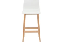 Miliboo Tabouret De Bar-Tabourets de bar design bois et blanc H65 cm (lot de 2) NEW SURF