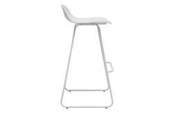 Miliboo Tabouret De Bar-Tabourets de bar design blancs H70 cm (lot de 2) ELLA