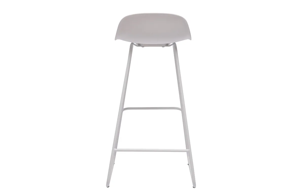 Miliboo Tabouret De Bar-Tabourets de bar design blancs H70 cm (lot de 2) ELLA