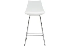 Miliboo Tabouret De Bar-Tabourets de bar design blancs 65 cm (lot de 2) JUNE