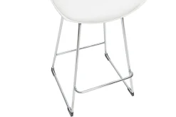 Miliboo Tabouret De Bar-Tabourets de bar design blancs 65 cm (lot de 2) JUNE