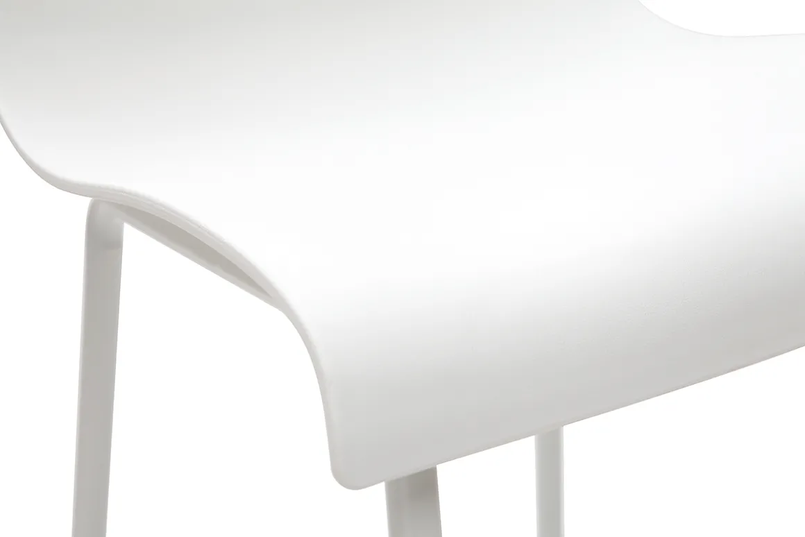 Miliboo Tabouret De Bar-Tabourets de bar design blanc 76 cm (lot de 2) ONA