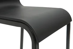 Miliboo Tabouret De Bar-Tabourets de bar design empilables noirs H65 cm (lot de 2) KUPA