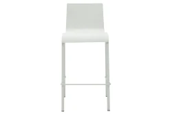 Miliboo Tabouret De Bar-Tabourets de bar design empilables blancs H65 cm (lot de 2) KUPA