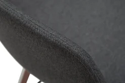 Miliboo Tabouret De Bar-Tabourets de bar design gris foncé et noyer H65 cm (lot de 2) NONIE