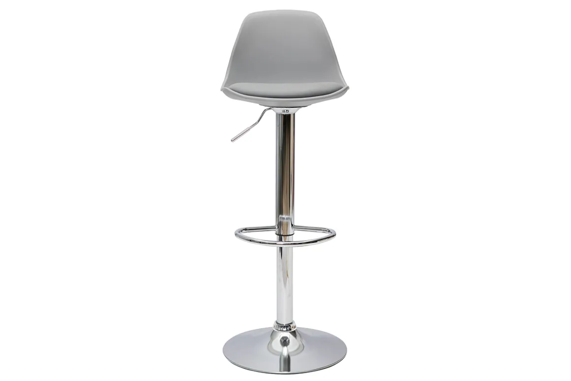 Miliboo Tabouret De Bar-Tabourets de bar design gris clair (lot de 2) STEEVY