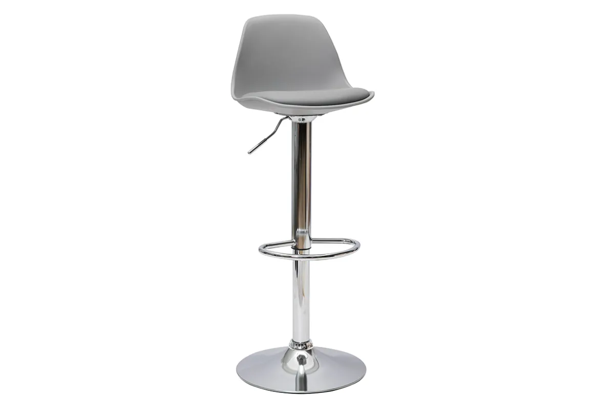 Miliboo Tabouret De Bar-Tabourets de bar design gris clair (lot de 2) STEEVY