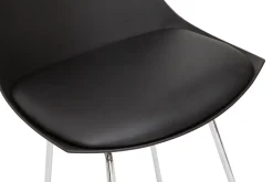 Miliboo Tabouret De Bar-Tabourets de bar design noirs 65 cm (lot de 2) JUNE