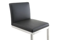 Miliboo Tabouret De Bar-Tabourets de bar design noirs avec pieds métal (lot de 2) STELLAR