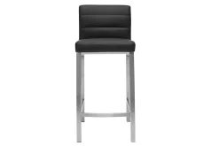 Miliboo Tabouret De Bar-Tabourets de bar design noirs 66 cm (lot de 2) TOMY
