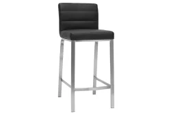 Miliboo Tabouret De Bar-Tabourets de bar design noirs 66 cm (lot de 2) TOMY
