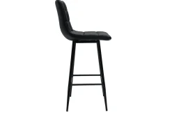 Miliboo Tabouret De Bar-Tabourets de bar design noirs H65 cm (lot de 2) MAXWELL