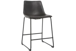 Miliboo Tabouret De Bar-Tabourets de bar design noir H61 cm (lot de 2) NEW ROCK