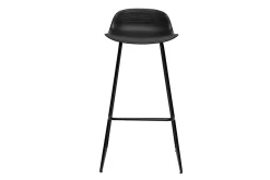 Miliboo Tabouret De Bar-Tabourets de bar design noirs H70 cm (lot de 2) ELLA