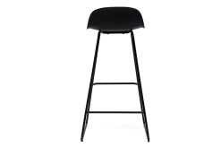 Miliboo Tabouret De Bar-Tabourets de bar design noirs H70 cm (lot de 2) ELLA