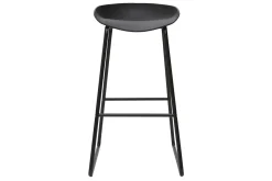 Miliboo Tabouret De Bar-Tabourets de bar design noirs H75 cm (lot de 2) PEBBLE