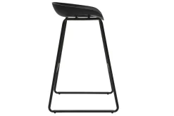 Miliboo Tabouret De Bar-Tabourets de bar design noirs H75 cm (lot de 2) PEBBLE