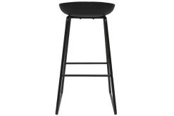 Miliboo Tabouret De Bar-Tabourets de bar design noirs H75 cm (lot de 2) PEBBLE