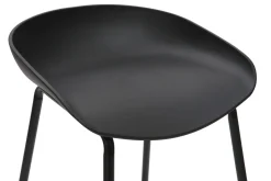 Miliboo Tabouret De Bar-Tabourets de bar design noirs H75 cm (lot de 2) PEBBLE