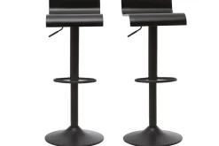 Miliboo Tabouret De Bar-Tabourets de bar design noirs (lot de 2) SURF
