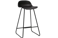 Miliboo Tabouret De Bar-Tabourets de bar design noirs H65 cm (lot de 2) ELLA