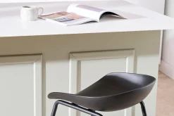 Miliboo Tabouret De Bar-Tabourets de bar design noirs H65 cm (lot de 2) PEBBLE