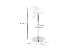 Miliboo Tabouret De Bar-Tabourets de bar design plexiglas transparent (lot de 2) ORION