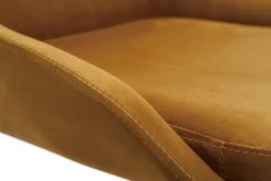 Miliboo Tabouret De Bar-Tabourets de bar design réglables velours bronze (lot de 2) HOLO