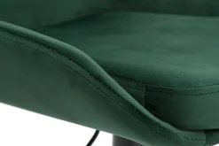 Miliboo Tabouret De Bar-Tabourets de bar design réglables velours vert (lot de 2) HOLO